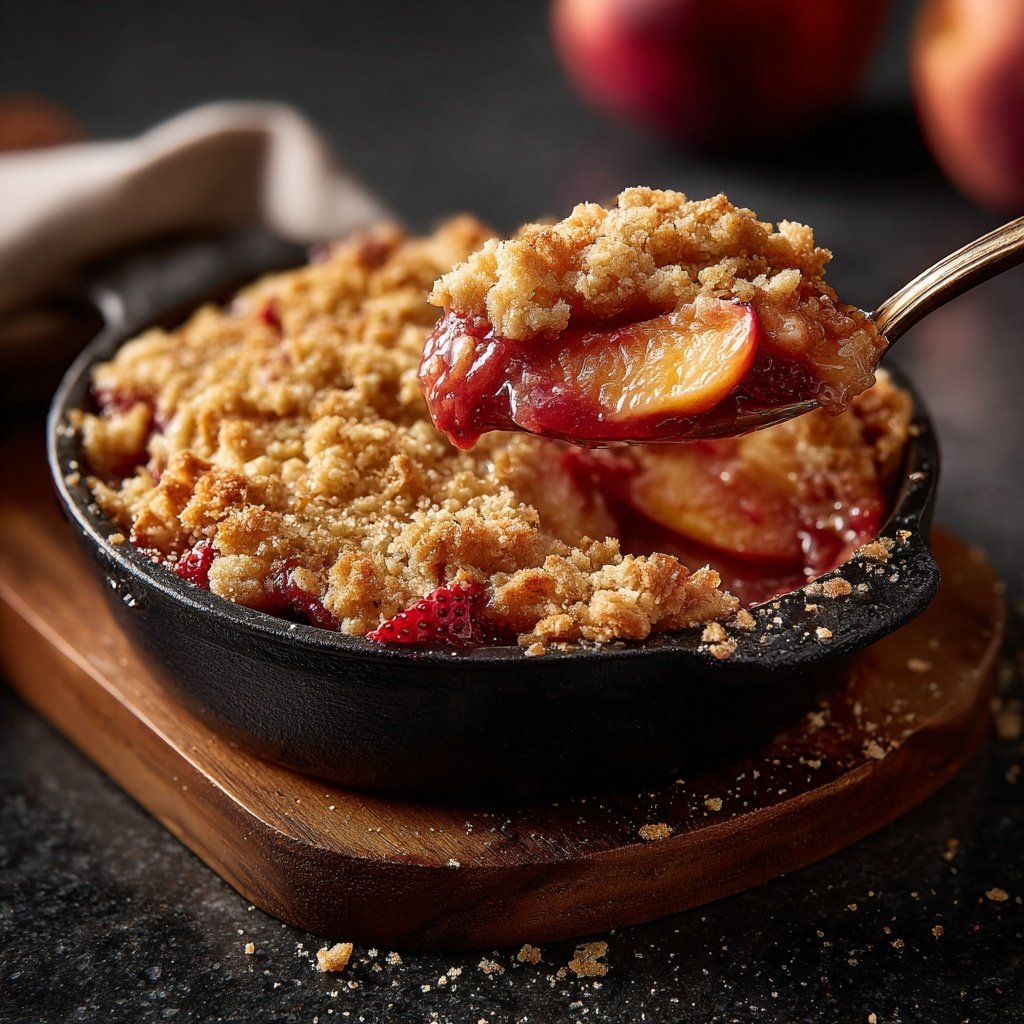 Strawberry Peach Crisp