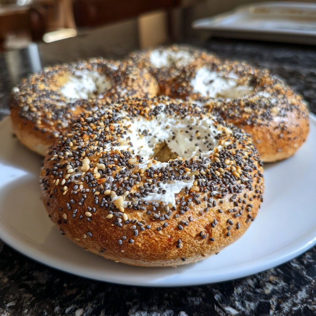 High Protein Greek Yogurt Bagels