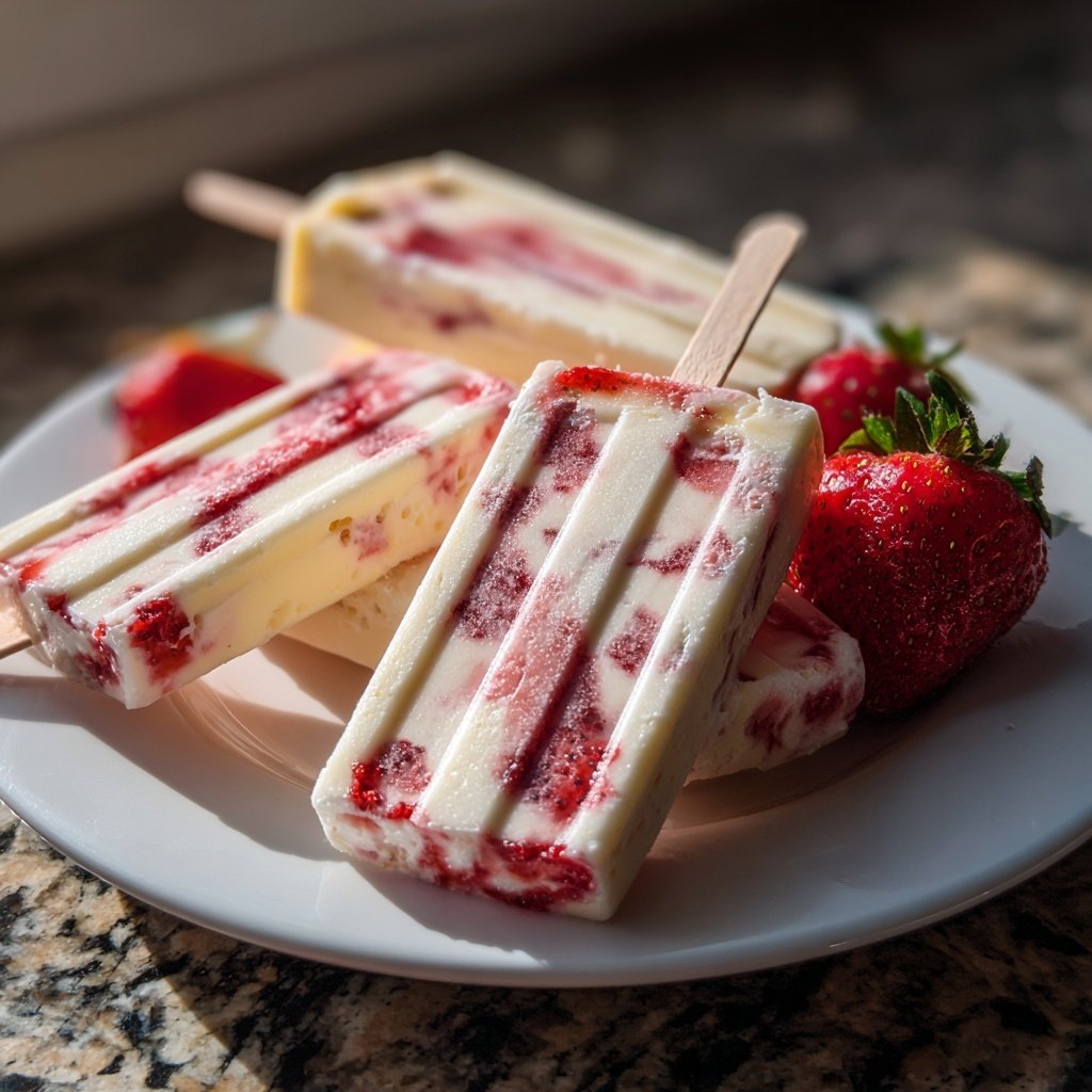 Valentines Snacks Strawberry Cream Pops