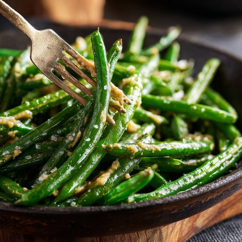 Green Beans with Almond Butter