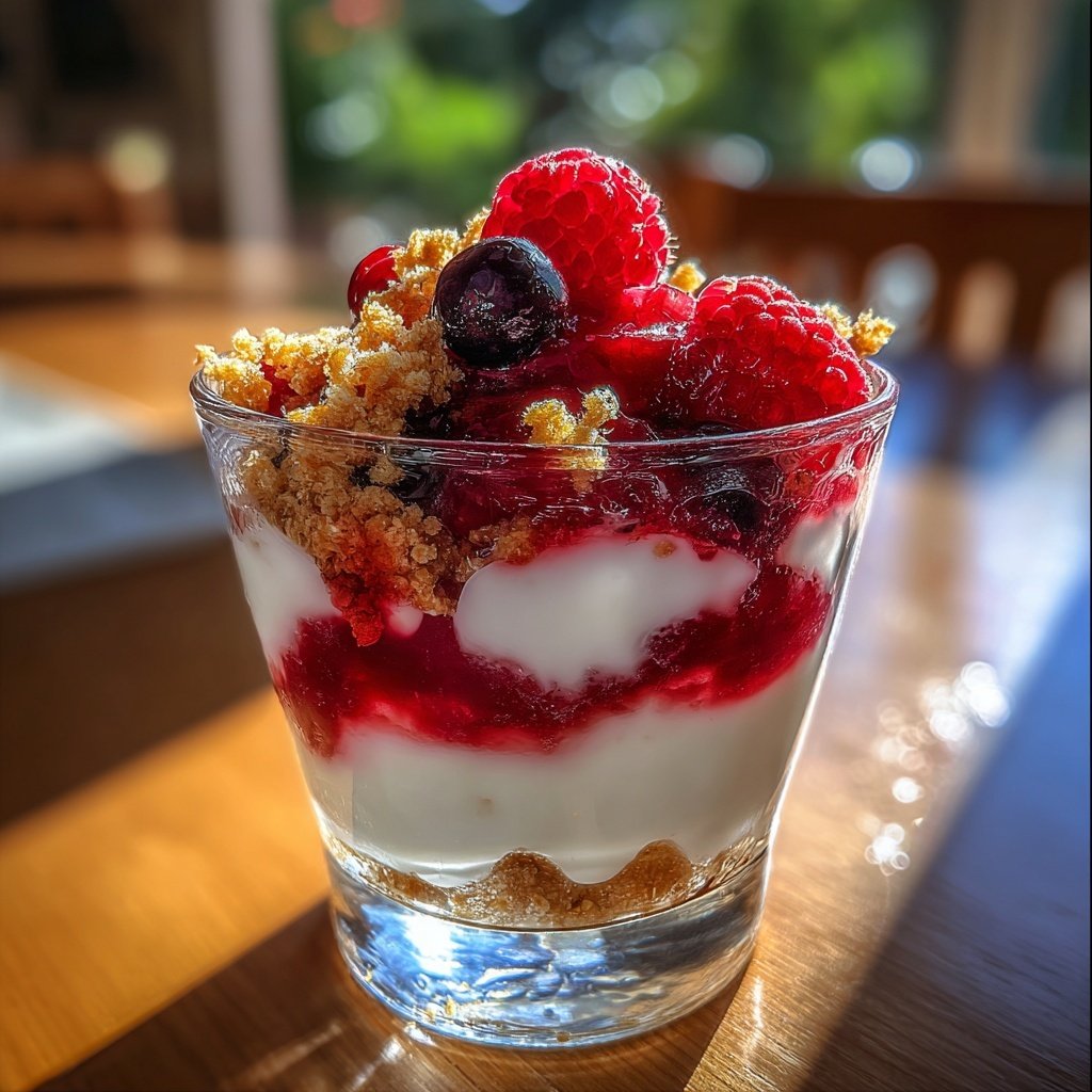 Berry Yogurt Breakfast Glass
