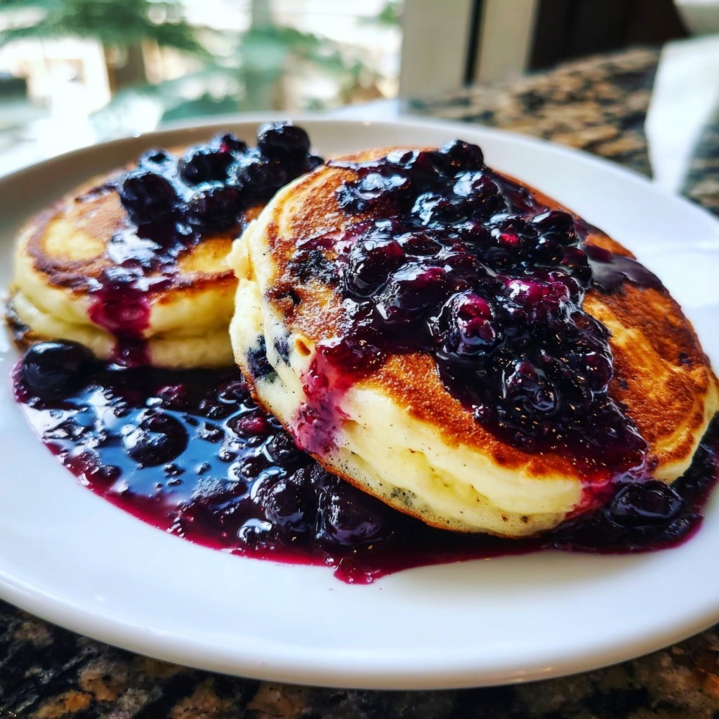 Lemon Blueberry Pancakes