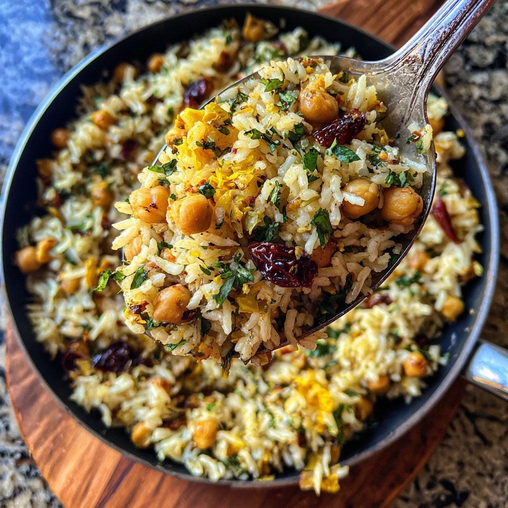 Jamaican Coconut Chickpea Rice Skillet