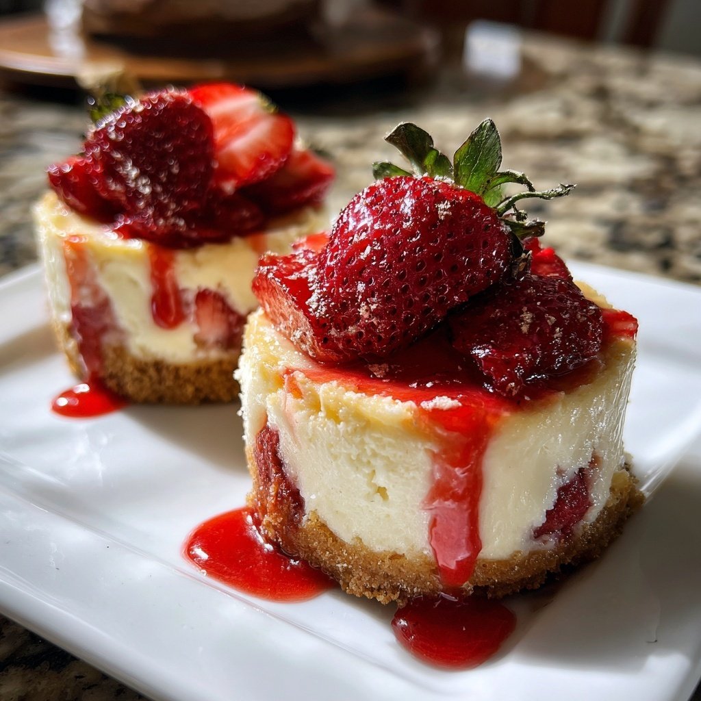 Valentines Treats Mini Cheesecakes