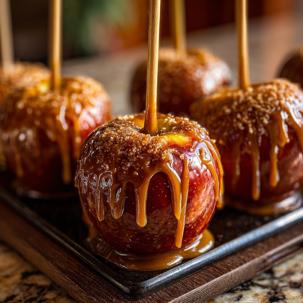 Homemade Caramel Candy Apples