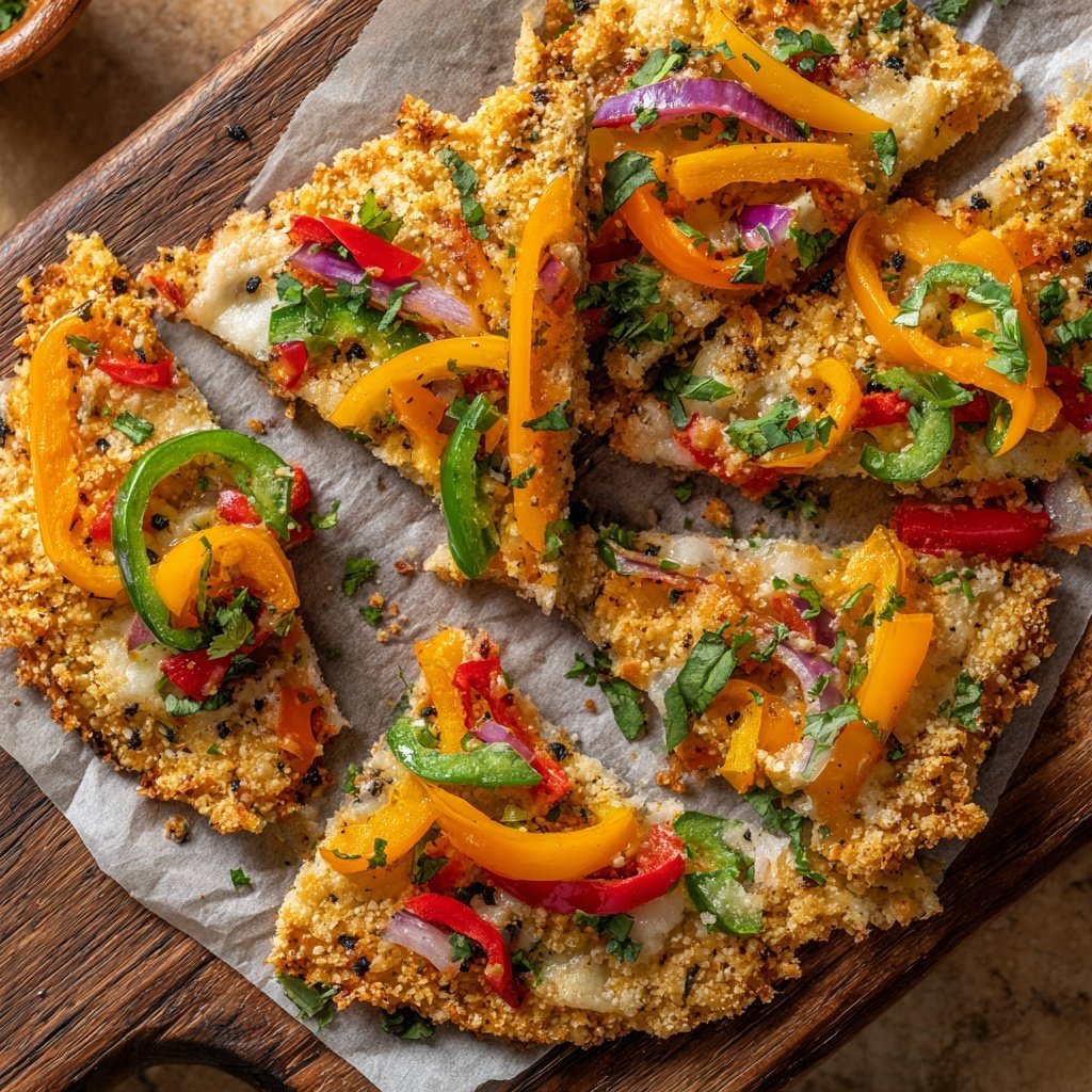Super Bowl Crispy Veggie Flatbread Chips