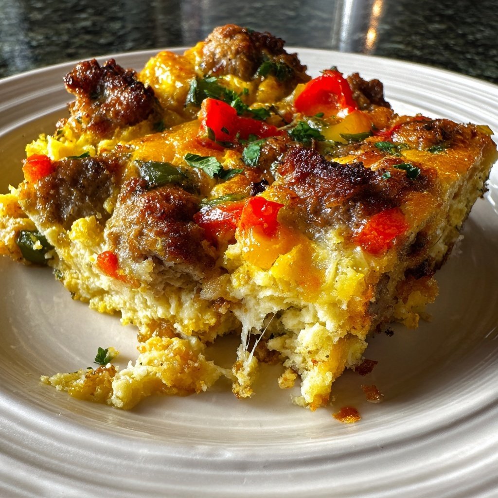 Keto Sausage And Egg Breakfast Bake