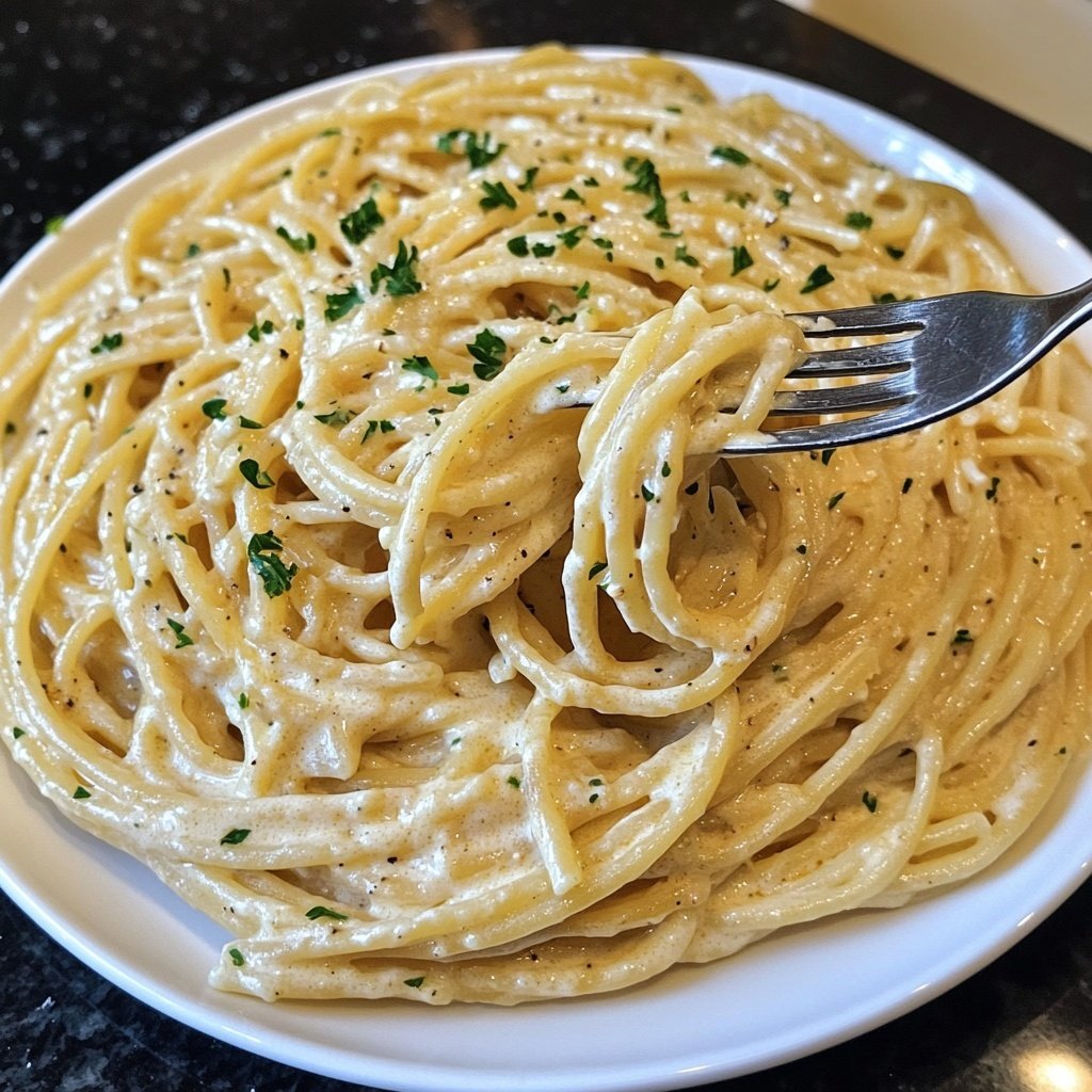 One-Pot Creamy Garlic Pasta